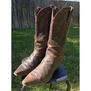 Dan Post Santa Rosa Western Boot w Stitching Women's Size 9M DP 3464